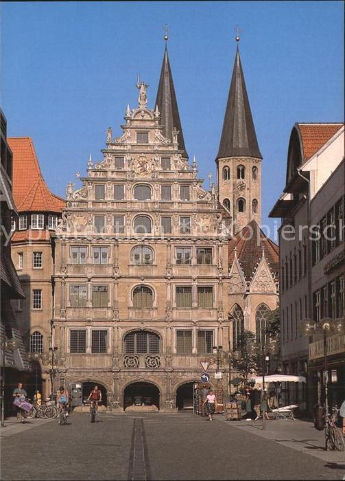 BRAUNSCHWEIG  CITY Gewandhaus mit St. Martin