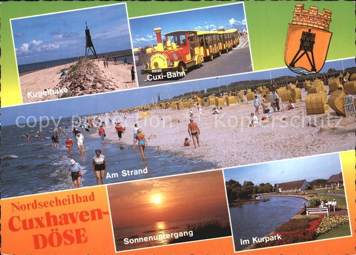 Doese Strand Kugelbake Cuxi-Bahn Kurpark