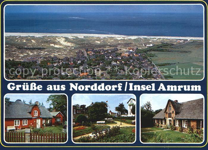 Norddorf Amrum Fliegeraufnahme
