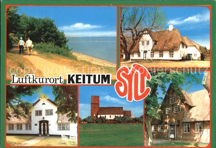 Keitum Sylt alte Friesenhaeuser