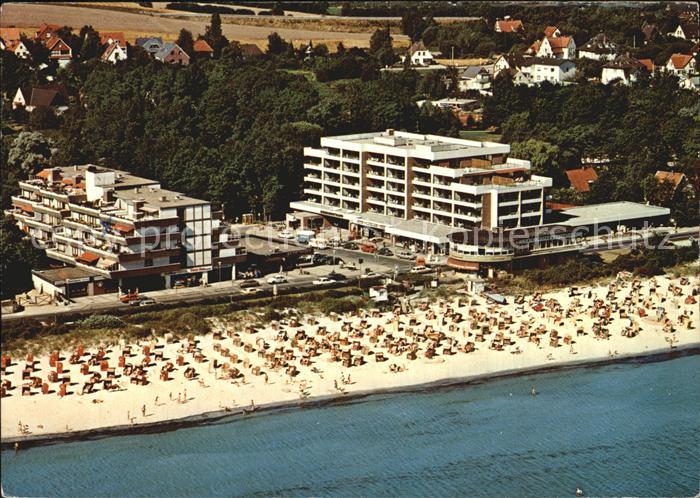 Scharbeutz Ostseebad Fliegeraufnahme mit Strand