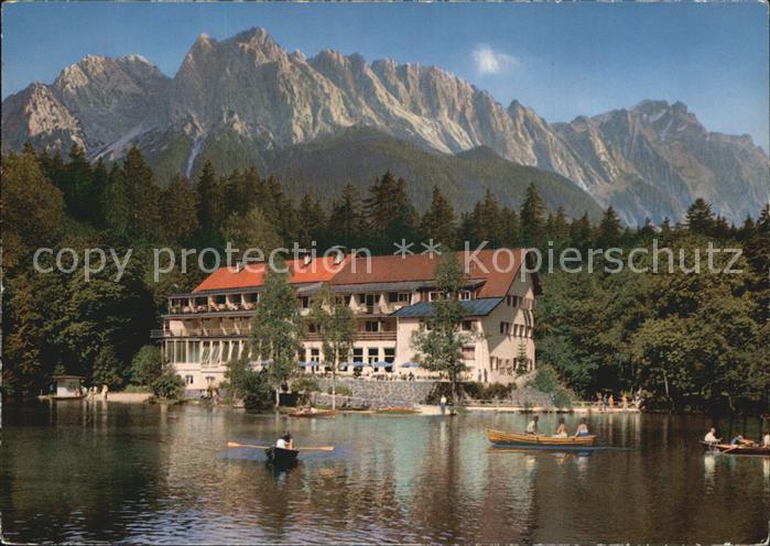 Badersee mit Zugspitzgruppe