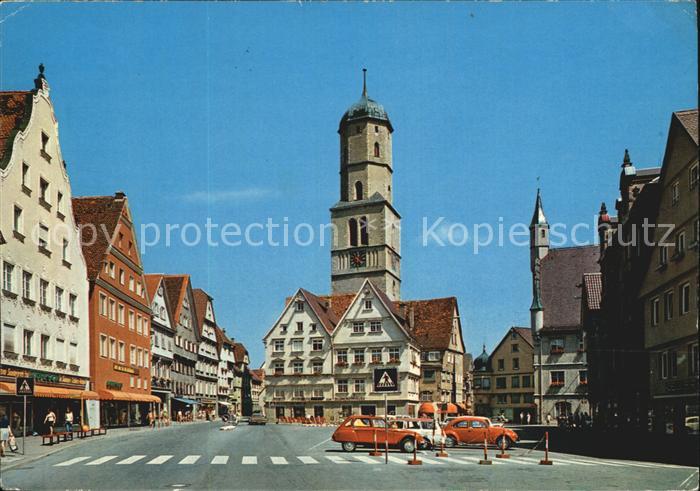 Biberach Riss Marktplatz mit Kirche