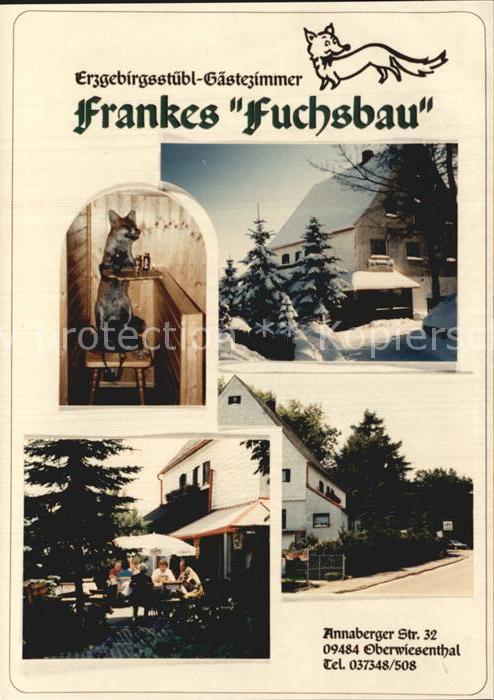 Oberwiesenthal Erzgebirge Frankes-Fuchsbau Erzgebirgsstuebl