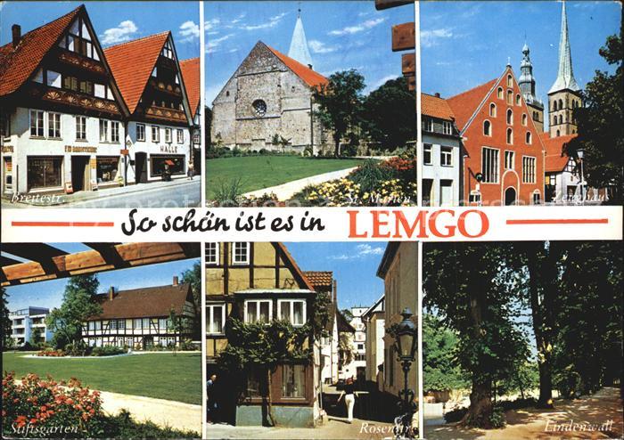 Lemgo Lippe NRW Stiftsgarten Breitestrasse Lindenwall