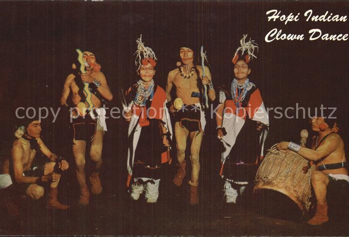 Indianer Native American Clown Dance Hopi Indian Tribe