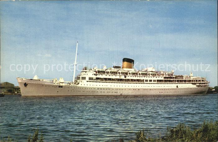 Dampfer Oceanliner M.S. Oranje