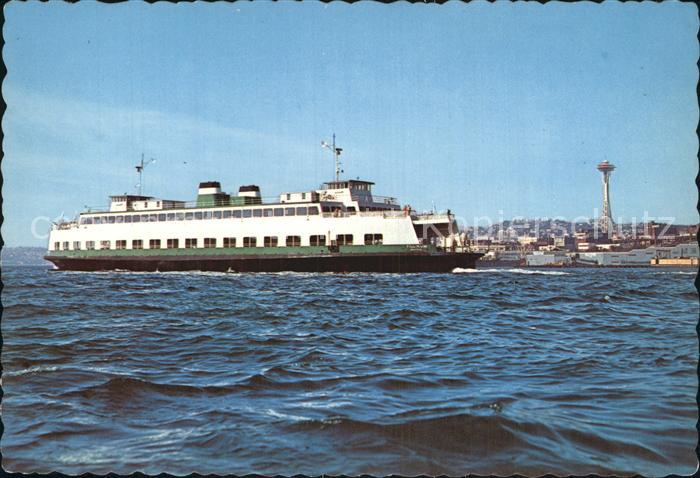 Faehre Ferry Bac Traghetto-- Ferryboat Tillikum Elliot Bay Seattle Washington