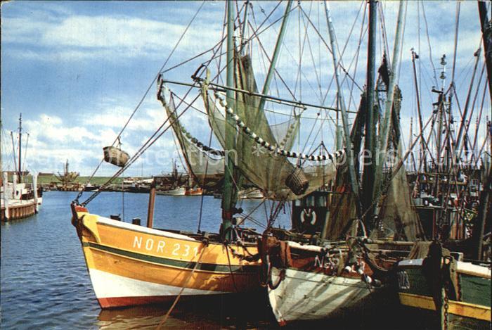 Fischerei Fischerboote Hafen Norddeich