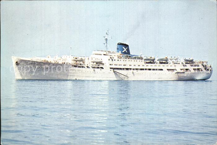 Schiffe Ships Navires M.S. Romanza