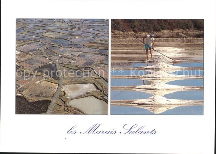 Salzgewinnung Les Marais Salants Patchworks Salzernte