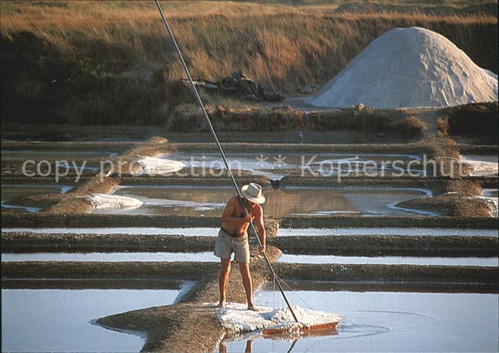 Salzgewinnung Les Marais Salants Paludier et son Las