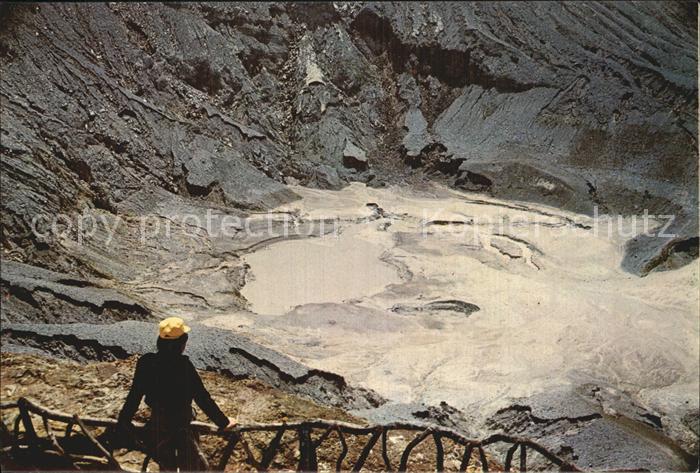 Vulkane Geysire Vulcans Geysers Crater Tangkuban-Perahu Mountain
