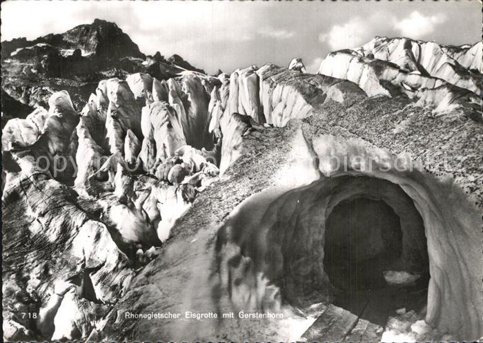 Gletscher Rhonegletscher Eisgrotte Gerstenhorn