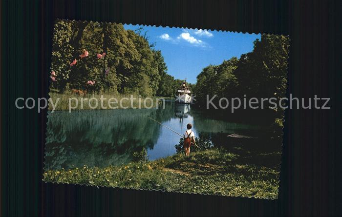 Dampfer Seitenrad Idyll Goeta Kanal