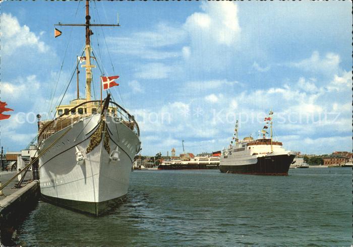 Schiffe Ships Navires Frederikshavn Dannebrog og Peder Wessel
