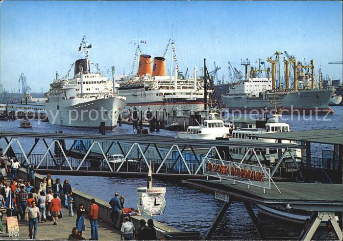 Schiffe Ships Navires MS Europa MS Cabo San Roque Hamburg Hafenpromenade