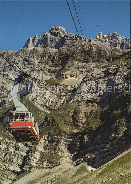 Seilbahn Säntis Schwägalp Gyrenspitz