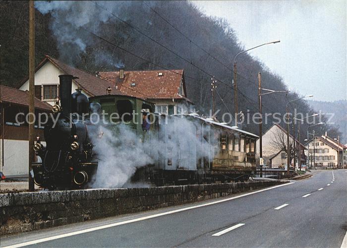 Lokomotive Dampfzug Hölstein