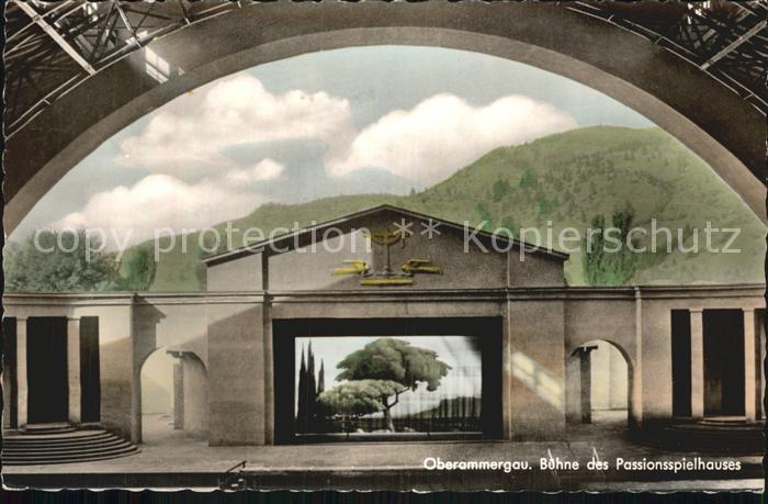 OBERAMMERGAU Bayern Buehne Passionsspielhaus
