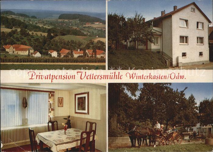 Winterkasten Lindenfels Privatpension Vettersmuehle
