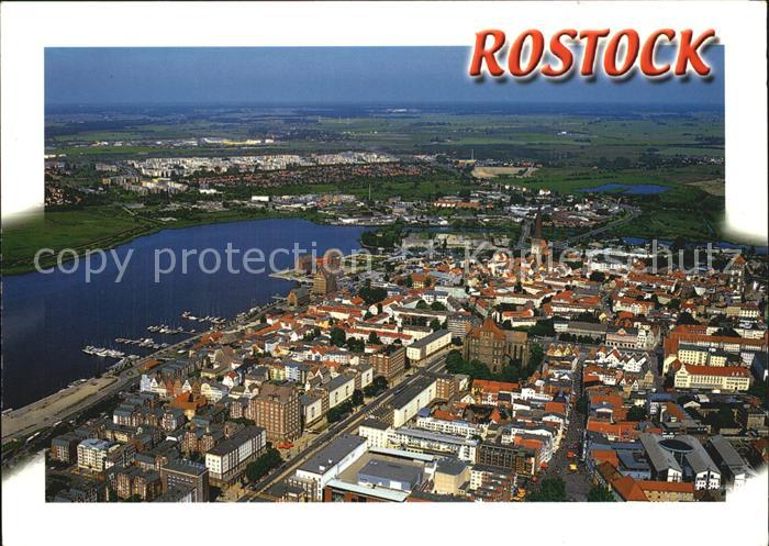 ROSTOCK  CITY Luftaufnahme Hansetadt