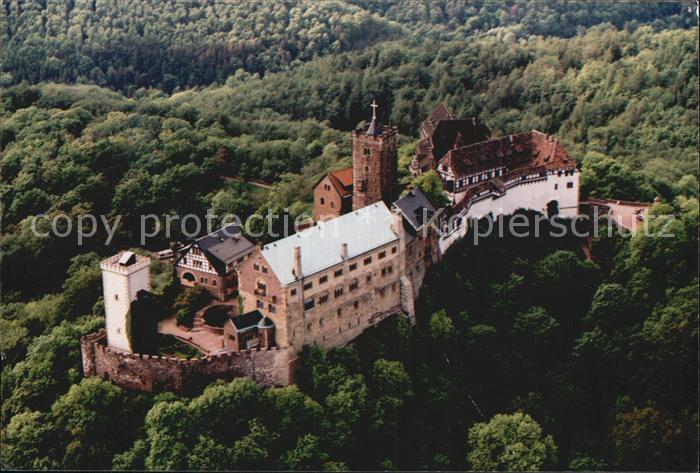 Wartburg Eisenach Luftaufnahme