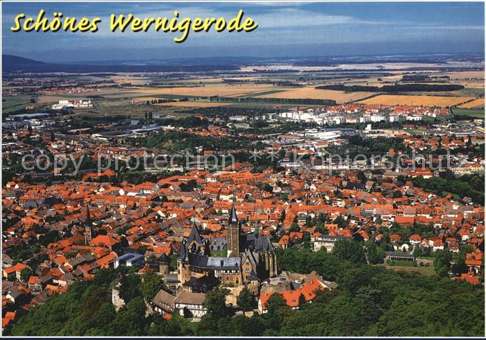 Wernigerode Harz Luftaufnahme