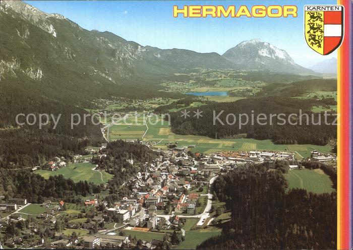 Hermagor Kaernten Pressegger See Luftaufnahme