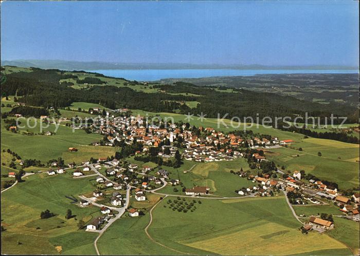 Scheidegg Allgaeu Luftaufnahme Bodensee Kneippkurort