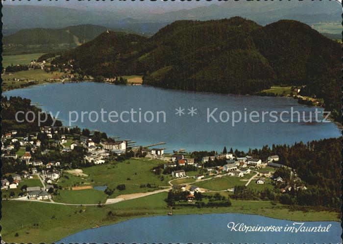 Klopeinersee Jauntal Luftaufnahme