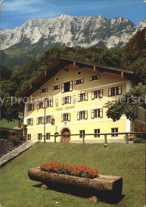 Ramsau Berchtesgaden Gasthof Oberwirt Reiteralpe