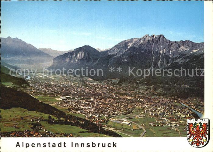 Innsbruck Nordkette Luftaufnahme