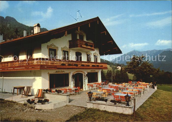 Ruhpolding Bayern Bergasthof Cafe Weingarten