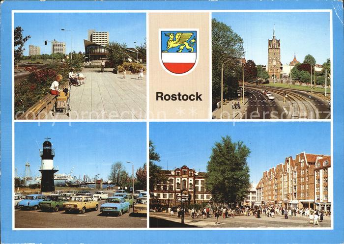 ROSTOCK  CITY Restaurant Kosmos Kroepeliner Tor Molenfeuer Schiffbaumuseum