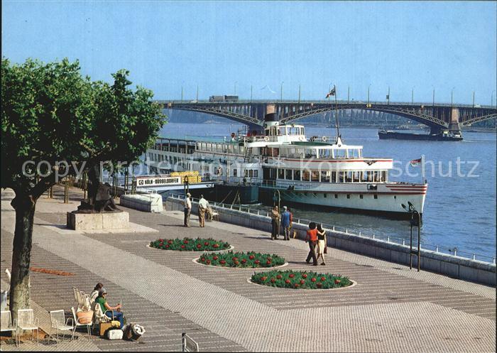 Mainz Rhein Theodor Heuss Bruecke