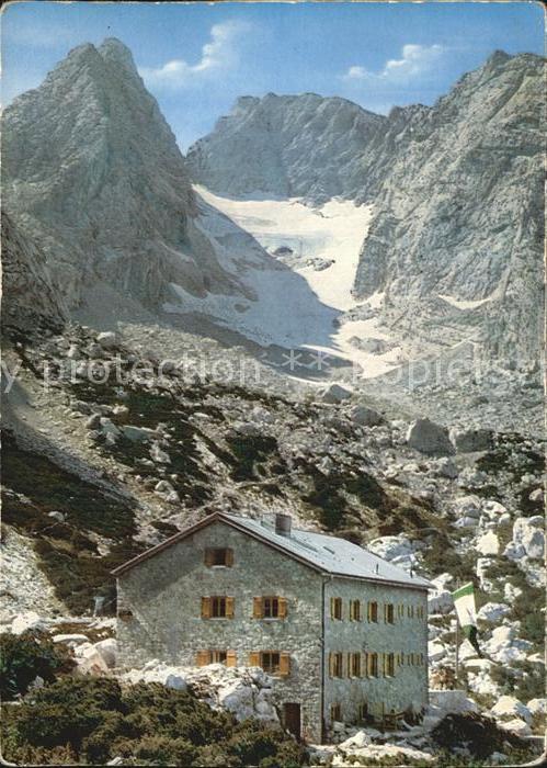 BERCHTESGADEN Bayern Blaueishuette Hochkalter Gletscher