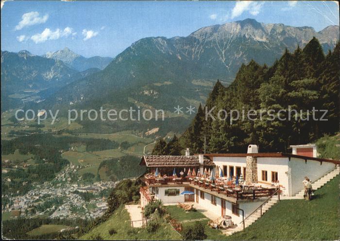 BERCHTESGADEN Bayern Alpengasthaus Terrassencafe Grafelhoehe Obersalzberg