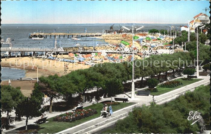 Arcachon Gironde Plage et les Jetees
