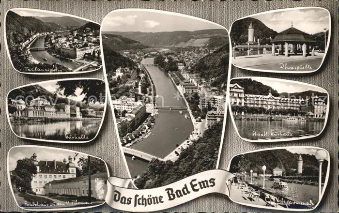 Bad Ems Lahnpartie Fliegeraufnahme  Roemerquelle