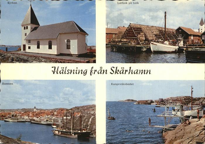 Schweden Skaerhamn Kyrkan Hamnen