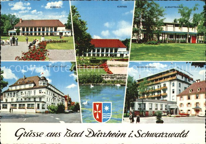 Bad Duerrheim Kurpark Kurhaus Parkhotel Kreuz