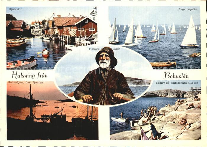 Schweden Bohuslaen Fischer Segelregatta