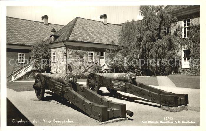 Stockholm Gripsholms Slott Kanonen