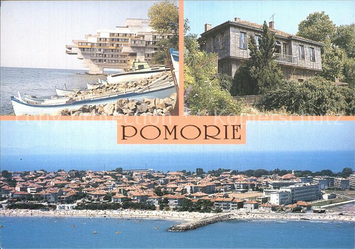 Pomorie Fliegeraufnahme Strand Hotel Museum