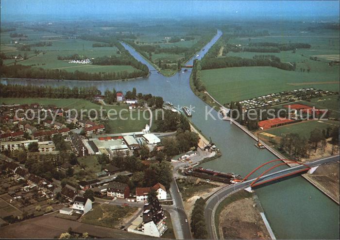 Datteln Fliegeraufnahme Kanalknotenpunkt