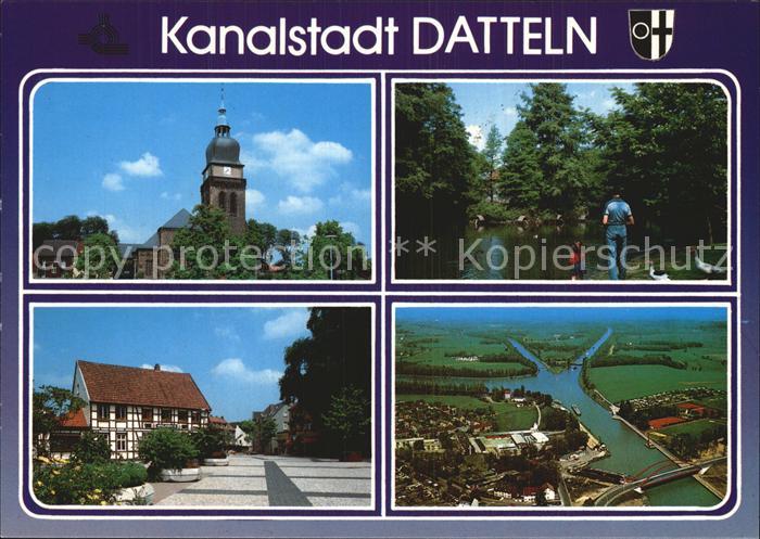 Datteln Fliegeraufnahme Kanalknotenpunkt