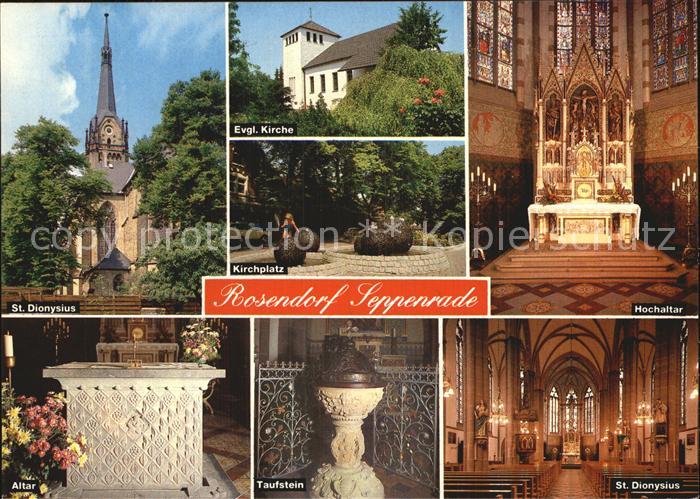 Seppenrade Rosendorf St. Dionysius Taufstein