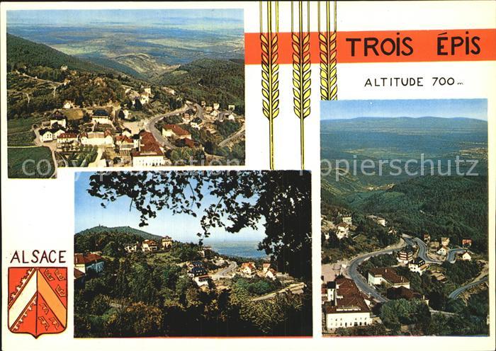 Trois Epis Haut Rhin Elsass Fliegeraufnahmen