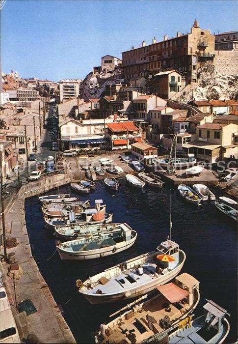 Marseille Bouches-du-Rhone Hafenpartie